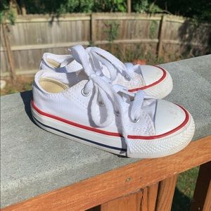 Toddler White Converse